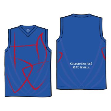 CAMISETA SUBLI BASKET SAN JOSE SEVILLA (GPISSCC)